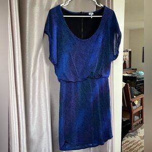 Splendid Blue & Purple Mini Dress